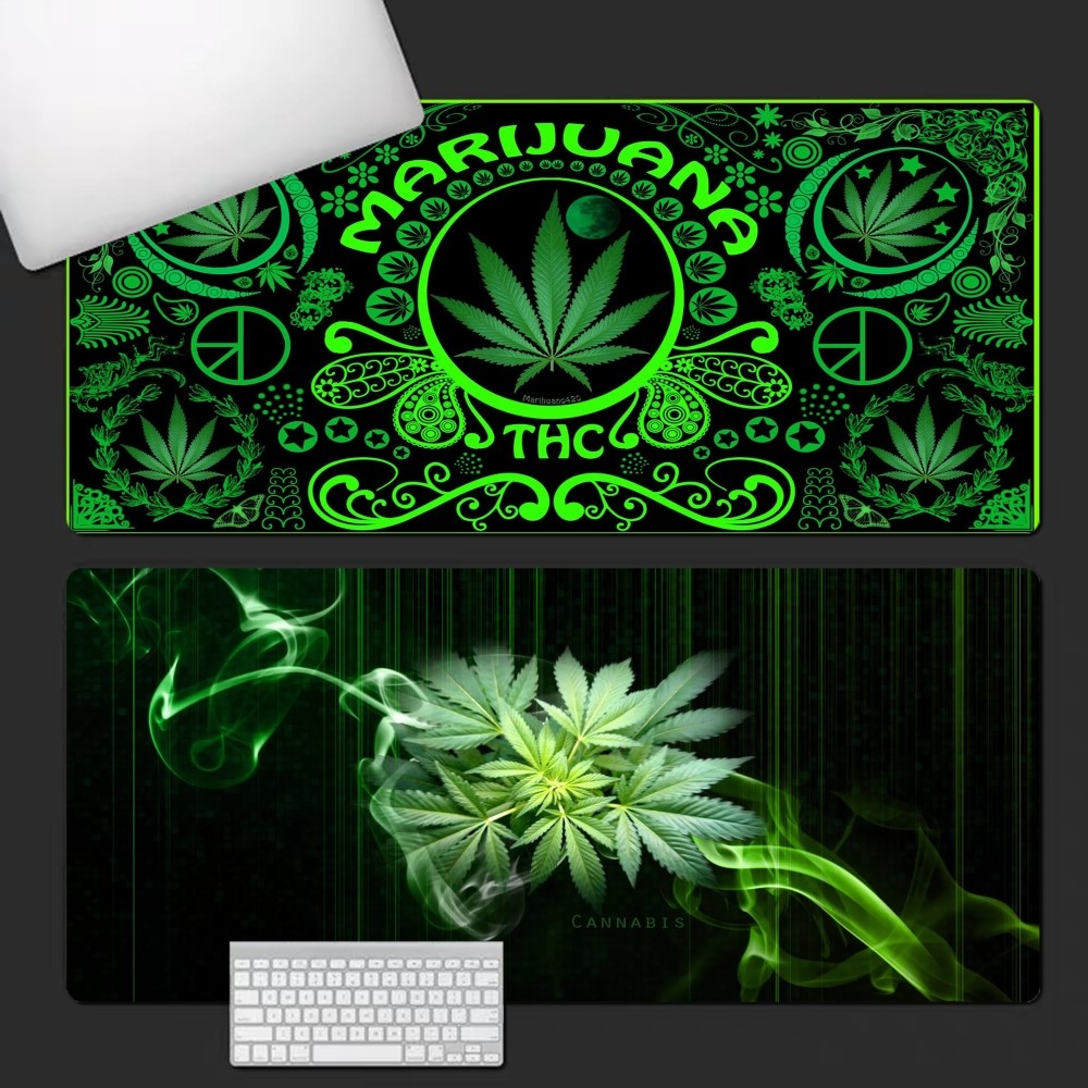 Weed Vaping Accessories - Grand tapis de souris de jeu